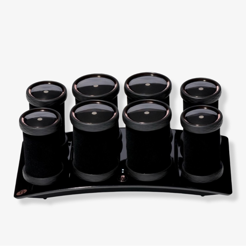 T3 Luxe Black and Silver Hair Rollers